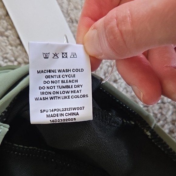 BloomChic Green and Black One Piece Swimsuit - Picture 9 of 9